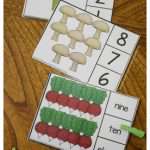 Vegetable Counting Clip Cards