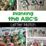 Planting the ABCs Letter Match