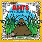 Ants Theme Activities and Printables