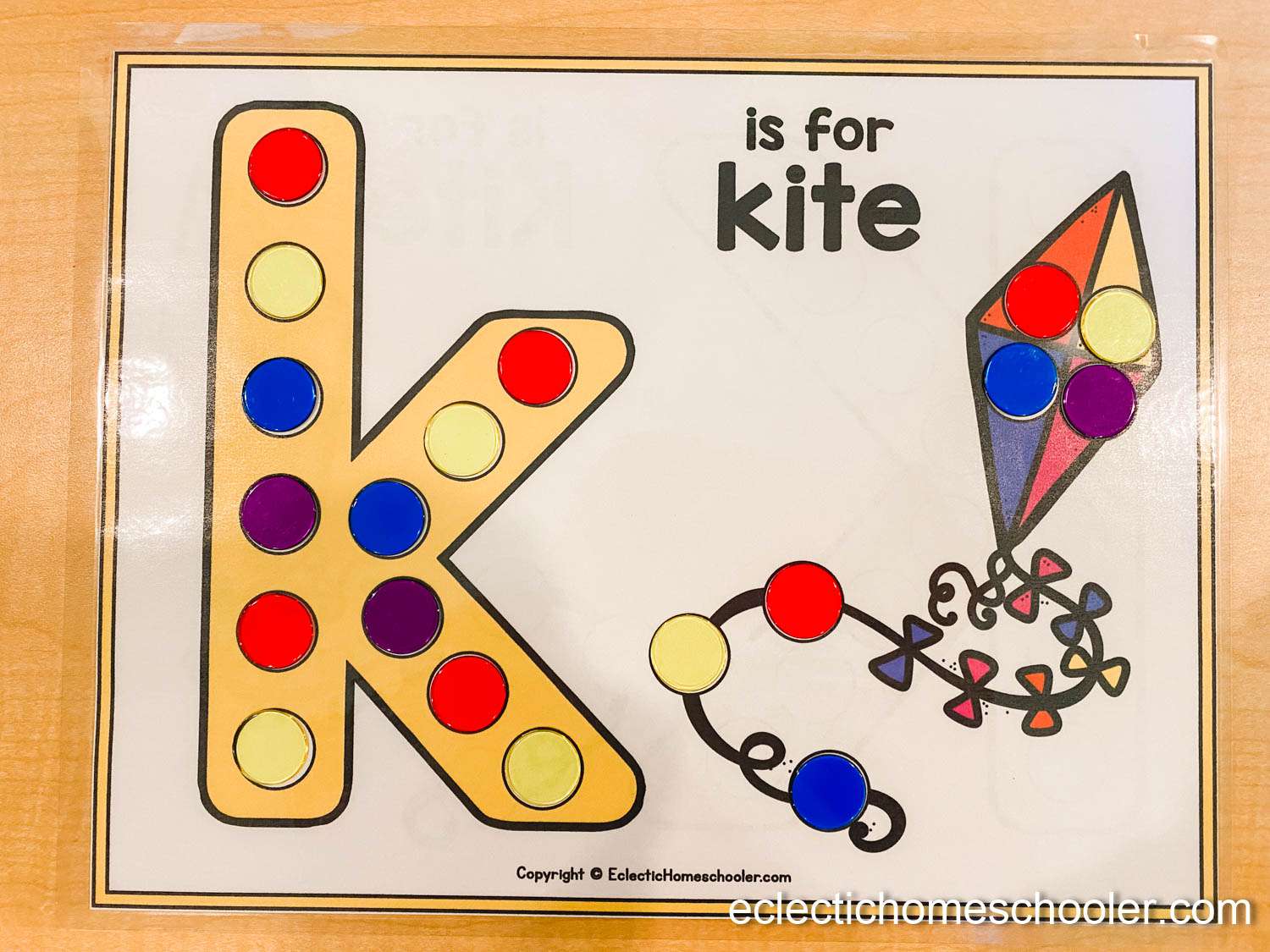 Letter K Do a Dot Printable