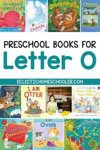 Letter O Books for Preschoolers