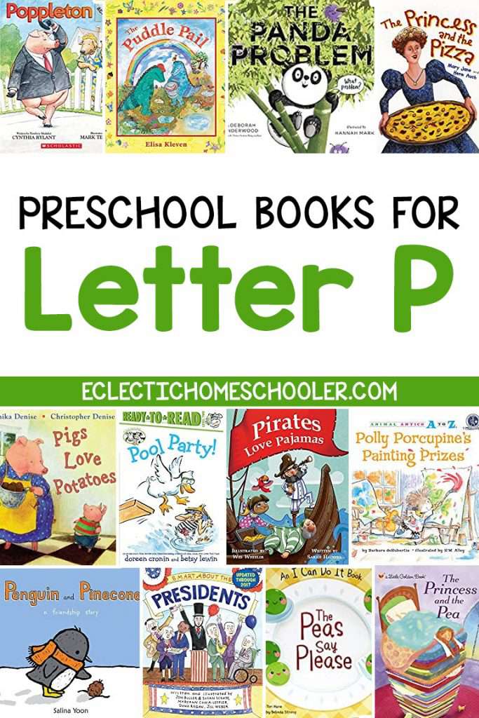 Letter P Books - Eclectic Homeschooler