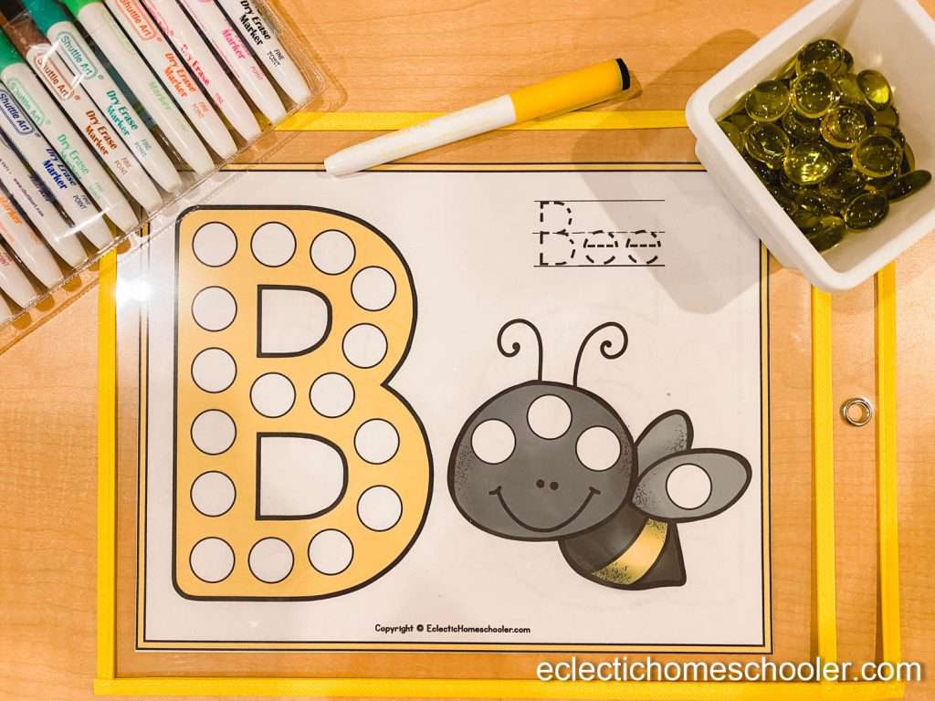 Free Letter B Printable Do A Dot Pages - Eclectic Homeschooler